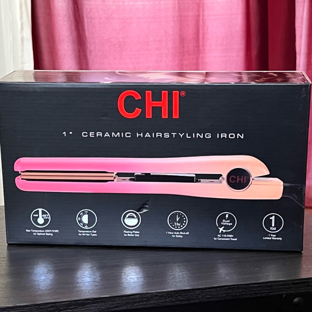 Pink Ceramic Hairstyling Iron